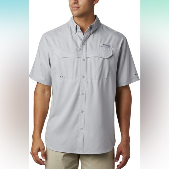 Columbia Other - Columbia Men's NWOT Low Drag Offshore Short Sleeve Shirt XL Light Gray